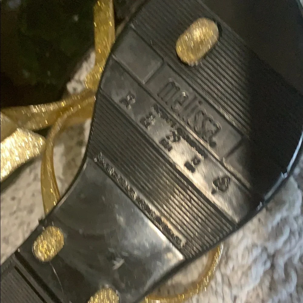 Mini Melissa Harmonic Sweet Bow Sandals‎ Black Gold